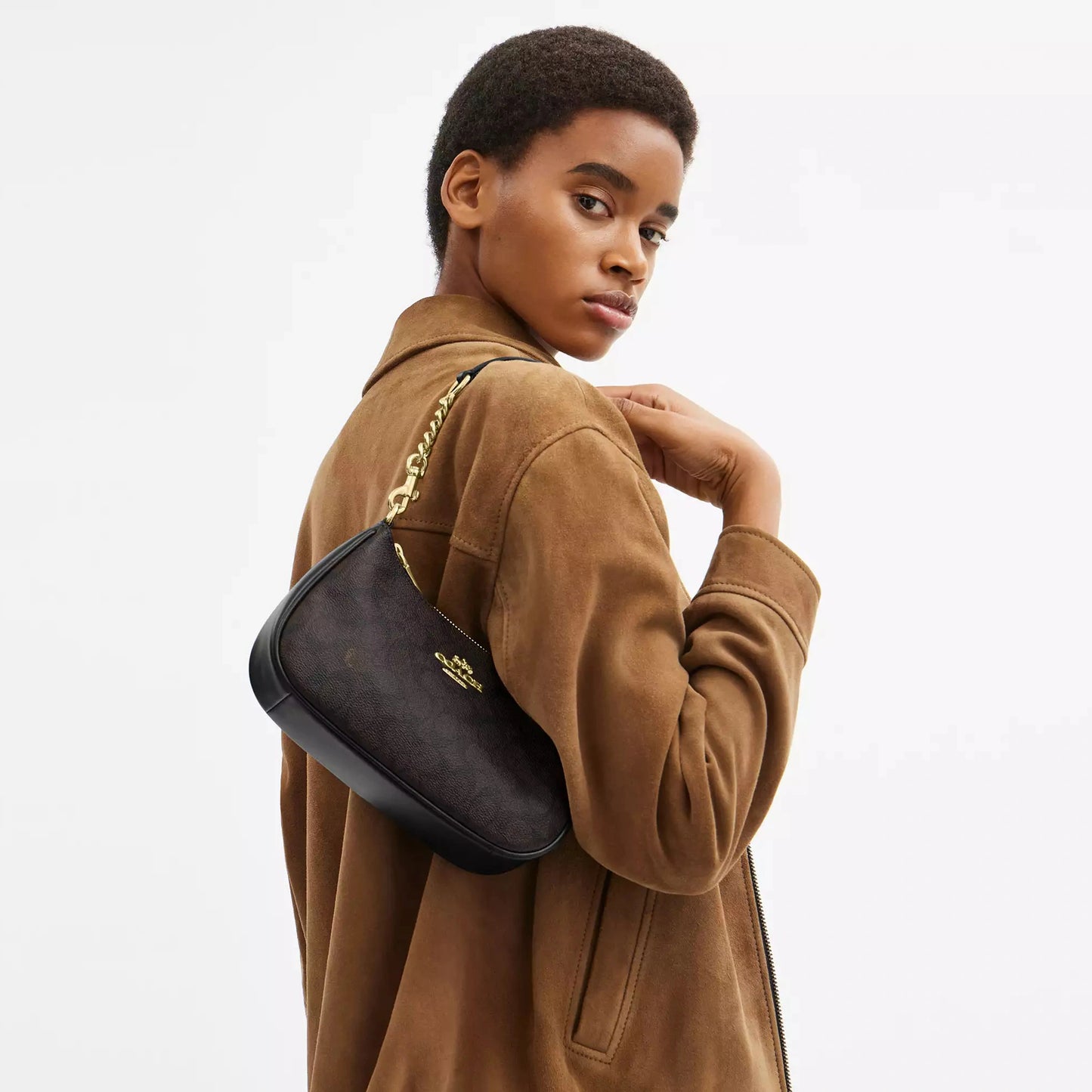 Teri Shoulder Bag In Signature Canvas